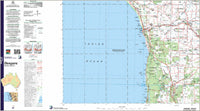 SH50-05 Dongara WA Topographic Map 3rd Edition by Geoscience Australia 2004