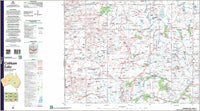 SH54-11 Cobham Lake NSW Topographic Map 2nd Edition by Geoscience Australia 2002