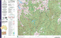 SJ55-03 Tallangatta VIC NSW Topographic Map 3rd Edition by Geoscience Australia 2004