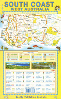 South Coast West Australia Road Map by QPA