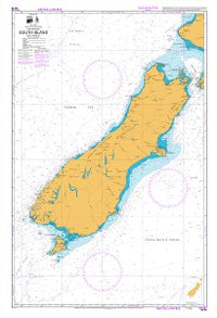 Nautical Chart NZ 25 New Zealand South Island 2005