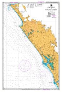 Nautical Chart NZ 42 Cape Reinga to Manakau Harbour 2001