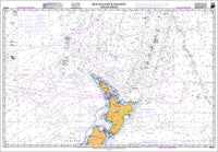 Nautical Chart NZ 223 New Zealand and adjacent ocean areas - northern sheet 1999