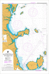Nautical Chart NZ 5321 Mahurangi Harbour to Rangitoto Island 2008