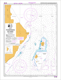 Nautical Chart NZ 14907 Possession Islands 2006