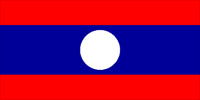 Laos Flag 6ft x 3ft