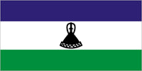 Lesotho Flag 6ft x 3ft
