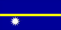 Nauru Flag 6ft x 3ft