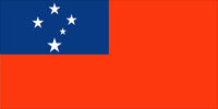 Samoa Flag 6ft x 3ft
