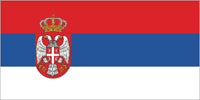 Serbia Flag 6ft x 3ft