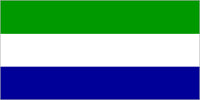 Sierra Leone Flag 6ft x 3ft