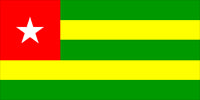 Togo Flag 6ft x 3ft