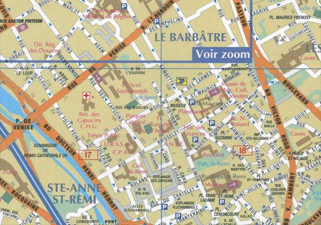 Buy Reims (3rd Edition) City Map by IGN (2007) – The Chart & Map Shop