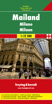 Milan City Map by Freytag and Berndt 2010