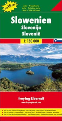 Slovenia Road Map by Freytag and Berndt 2012
