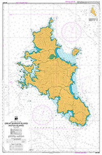 Nautical Chart NZ 5222 Great Barrier Island Aotea Island 2011
