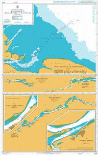 Nautical Chart BA 3320 Rio Orinoco Boca Grande to Matanzas 2010