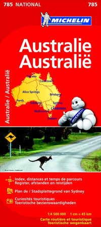 Australia Road Map by Michelin 2012