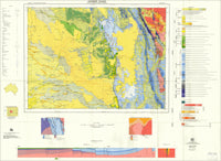 SG50-01 Kennedy Range WA Geological Map 2nd Edition 1985