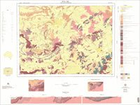 SG50-08 Peak Hill WA Geological Map 2nd Edition 1986