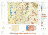 SG50-10 Byro WA Geological Map 1st Edition 1997