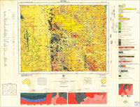 SH50-10 Moora WA Geological Map 1st Edition 1982