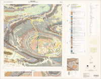 2352 Rocklea WA Geological Map 1st Edition 1995