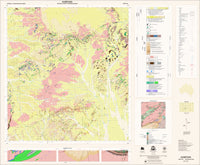 2847 Marymia WA Geological Map 1st Edition 1998