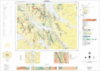 SH51-06 Edjudina WA Geological Map 2nd Edition 1998