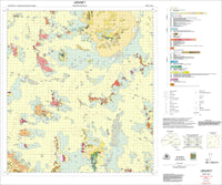 3343 Urarey WA Geological Map 1st Edition 1996