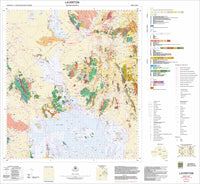 3340 Laverton WA Geological Map 1st Edition 1997