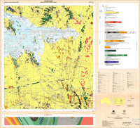 3336 Kurnalpi WA Geological Map 1st Edition 1993