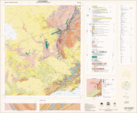 2830 Cocanarup WA Geological Map 1st Edition 1996