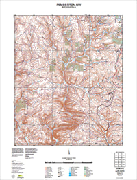 2129-III-NW Pemberton Topographic Map by Landgate 2011