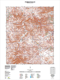 2129-III-SE Pemberton Topographic Map by Landgate 2011