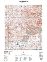 2129-I-SW Yerraminnup Topographic Map by Landgate 2011