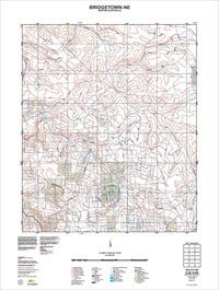 2130-III-NE Bridgetown Topographic Map by Landgate 2011