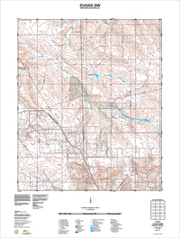 2130-I-SW Evans Topographic Map by Landgate 2011