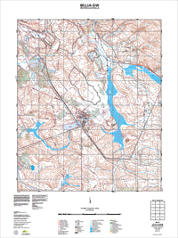 2131-II-SW Muja Topographic Map by Landgate 2011