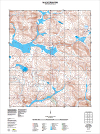 2131-I-SW Nalyerin Topographic Map by Landgate 2011