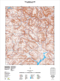 2131-IV-NE Tallanalla Topographic Map by Landgate 2011