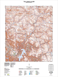2131-IV-NW Tallanalla Topographic Map by Landgate 2011
