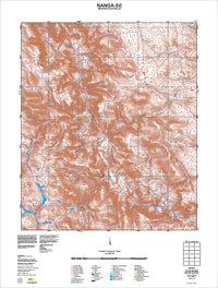 2132-III-SE Nanga Topographic Map by Landgate 2011