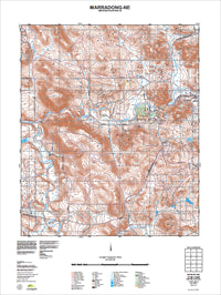 2132-II-NE Marradong Topographic Map by Landgate 2011