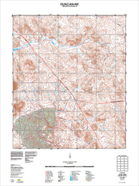 2132-I-NE Duncan Topographic Map by Landgate 2011