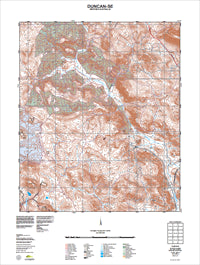 2132-I-SE Duncan Topographic Map by Landgate 2011