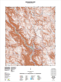 2133-I-NW Beraking Topographic Map by Landgate 2011