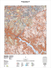 2134-III-SE Mundaring Topographic Map by Landgate 2011