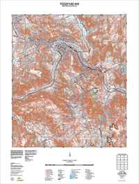 2134-I-NE Toodyay Topographic Map by Landgate 2011