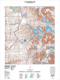 2135-III-NW Chittering Topographic Map by Landgate 2011